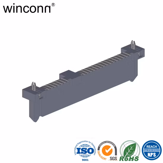 SATA 22p Receptacle Vertical SMT Type H=8.15mm Connector