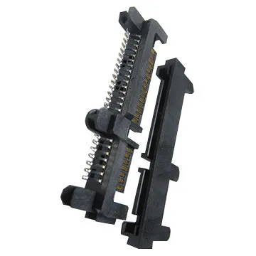 SATA 7+ 15p 수 직선형 수직 SMT 유형 커넥터