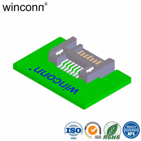 SATA 플러그 소켓 SATA SMT 소켓 SATA 7p SMT 소켓