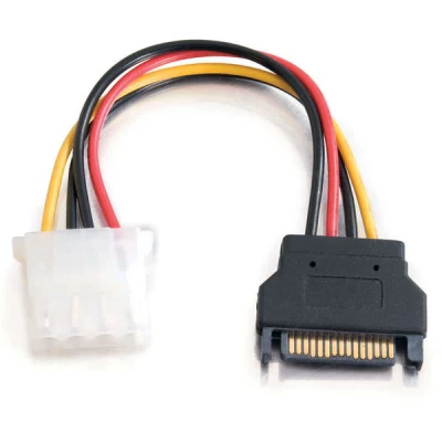 SATA 15p-Molex 4p 케이블