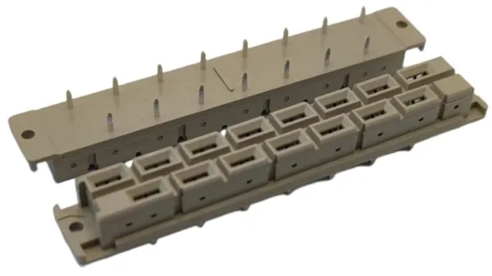 DIN41612 커넥터 3X16접점(48접점), 암, 직각